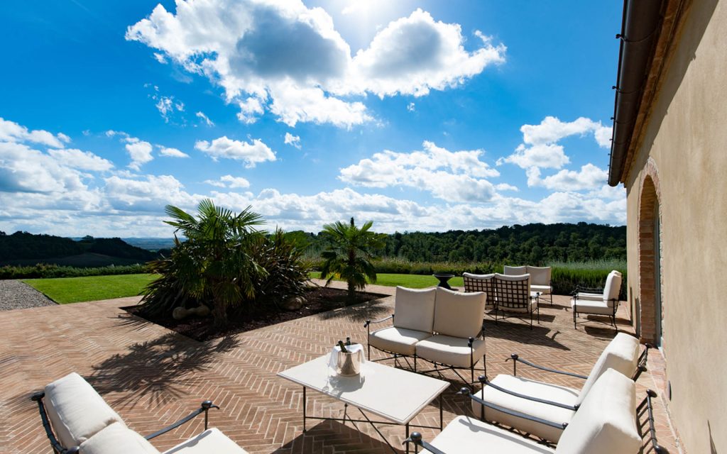 17 Villa Buonconvento  external area  where to relax