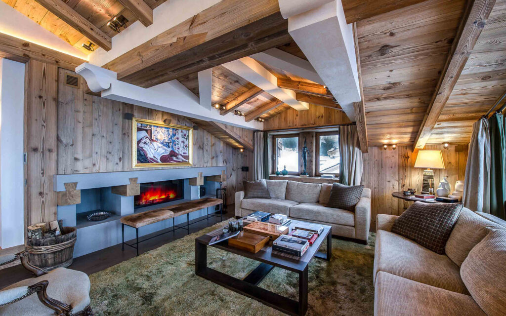 Chalet les Bastidons living room 1