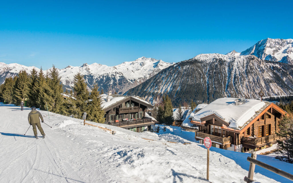 Chalet Namaste Courchevel 1850 Bunk Bedroom View from the Piste3