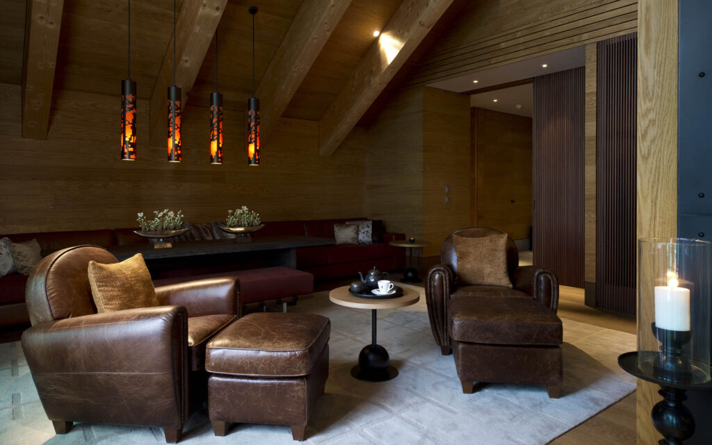The Chedi Rooms Gemsstock Suite LIving Area