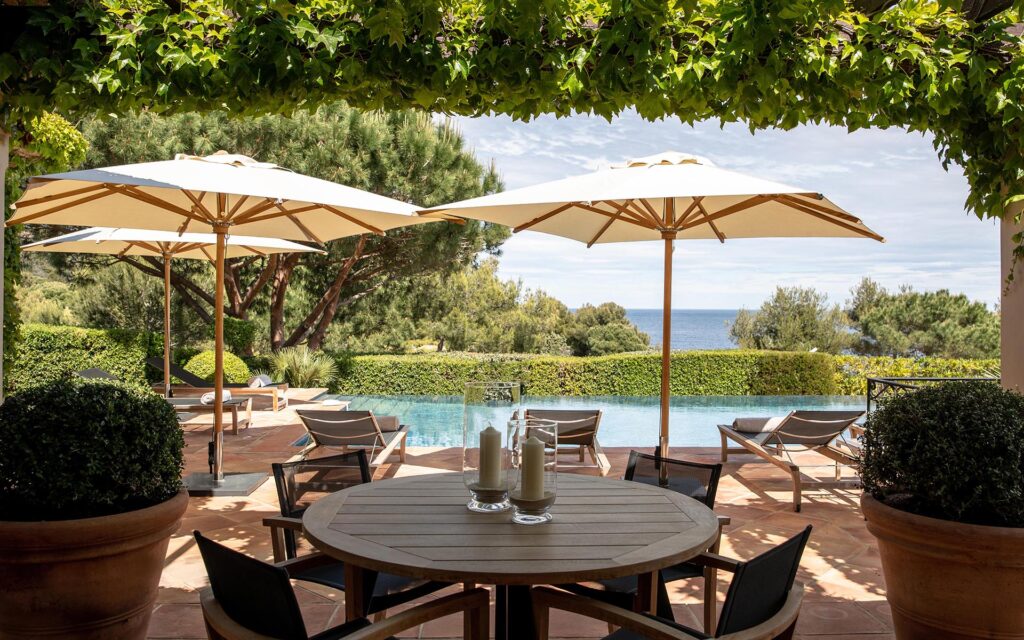 Villa 5 Reserve Ramatuelle vue patio