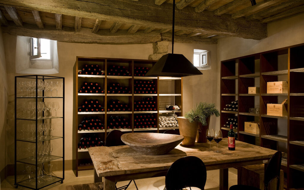 Villa San Pietro Wine Cellar