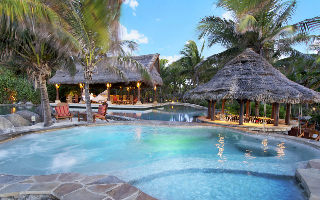necker island beach pool jacuzzi