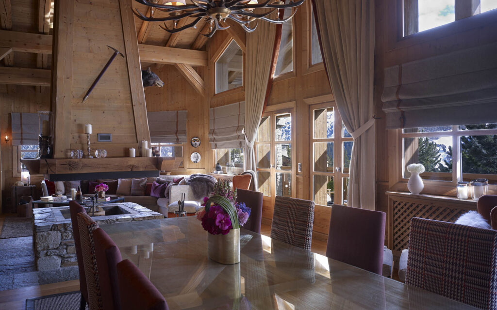 Chalet Les Sorbiers fire  1