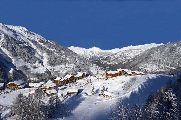 Sainte Foy slopes view
