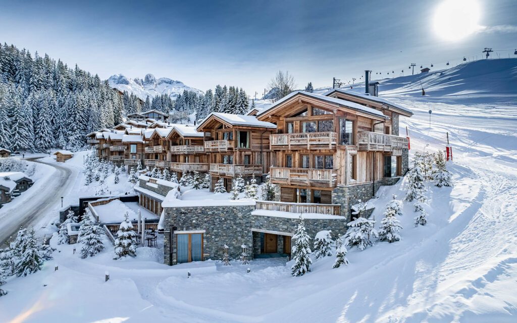 On The Slope Exterior Shot Ultima Courchevel Belvedere 1