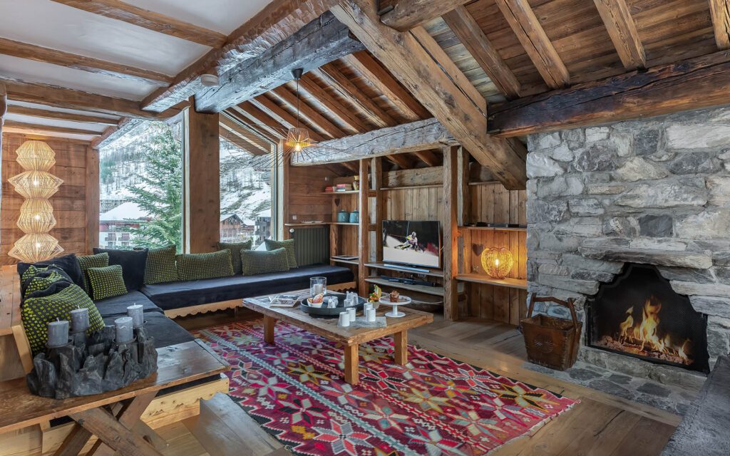 Chalet Mathilda Location chalets Covarel Val dIsere Alpes France – Salon