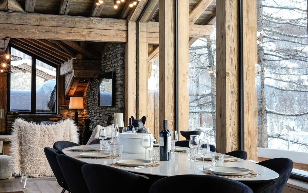 Chalet Le Cret Salle a manger